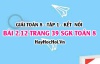 Bài 2.12 SGK Toán 8 tập 1 Kết nối tri thức